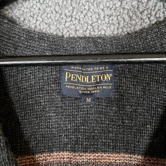Pendleton Journal Standard Southwestern Wool Blend Sweater Cardigan Men's Size M - Picture 2 of 10